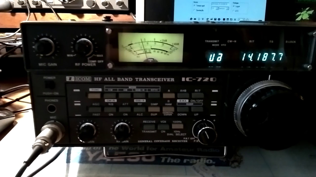 Icom 720 Icom 720 + PS-15 - YouTube