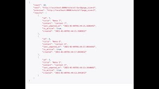 Pagination for class based api views