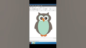 How to make Owl clip art for children | corel tutorials | corel with samar | Sajal And Aman