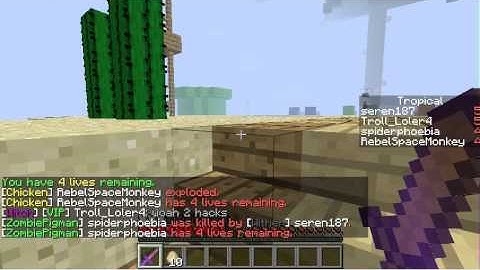 Lets Play Minecraft: SuperCraftBros Brawl- Catch that HACKER!!