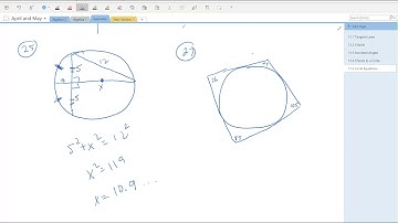 Geometry 11.4 #15, 25, 27 - Power of a Point
