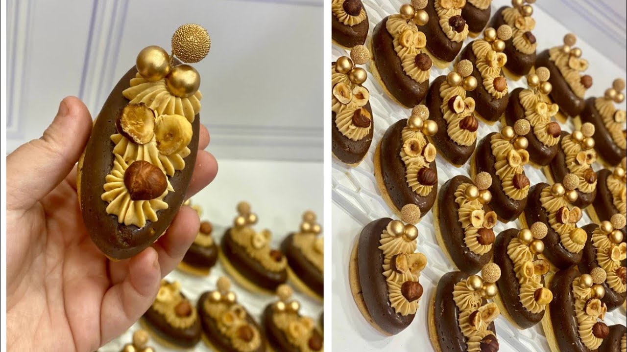 جديد حلويات العيد🇩🇿2026:ديليس اللوتس بكريمة الشوكولا المحروقة 😋بديكور جديد يهبل بالبنة😍+سعر البيع💴