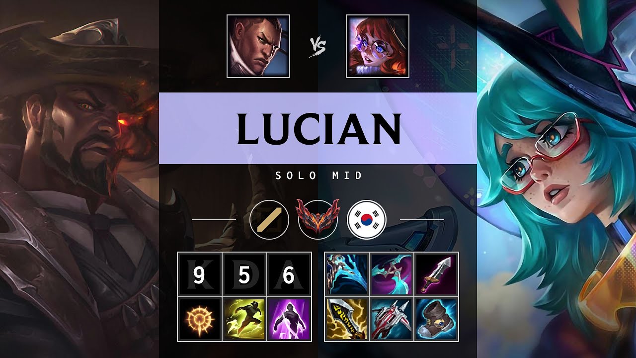 Lucian Mid vs Aurora - KR Grandmaster Patch 25.21