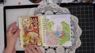 Finished Peter Rabbit Little Golden Book journals   #fridayflipthrough