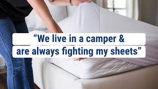 How to keep your sheets on your bed in your camper