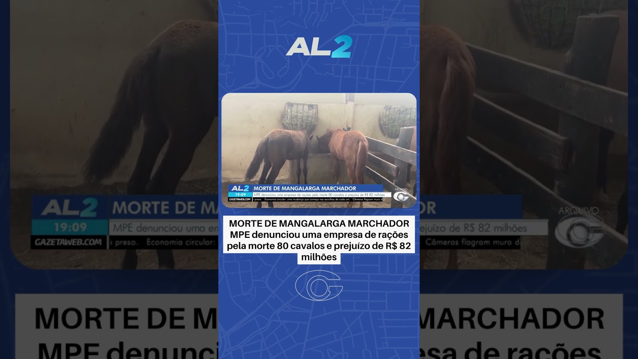 Morte de 80 cavalos gera denúncia e prejuízo de R$ 82 milhões em AL