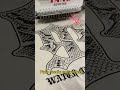 Plain needle embroidery #sewing #clothingfactory #logo #embroidery #factoryproducts #customization