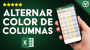 ¿Cómo alternar color entre filas y columnas de EXCEL para que se vea mejor?