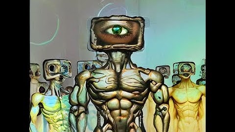 EVOLVED SPECIES: Art surreal music video of evolution of a species