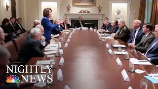 Pelosi Meeting With Trump Becomes New Powerful Symbol Of Their Power Struggle | NBC Nightly News