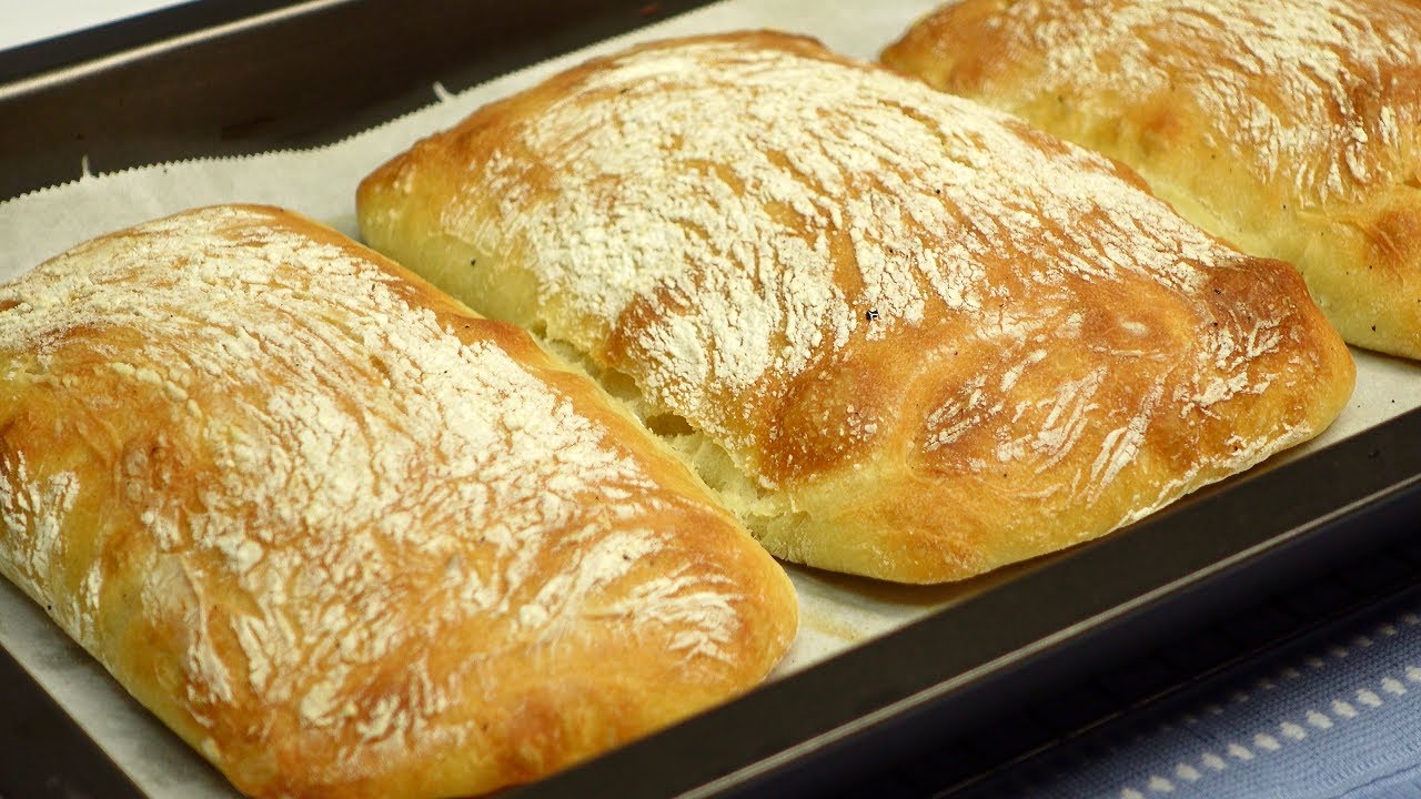 Идеальная чиабатта дома: простой рецепт всего в 4 шага