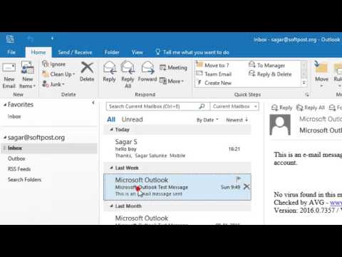 How to attach an email in Outlook