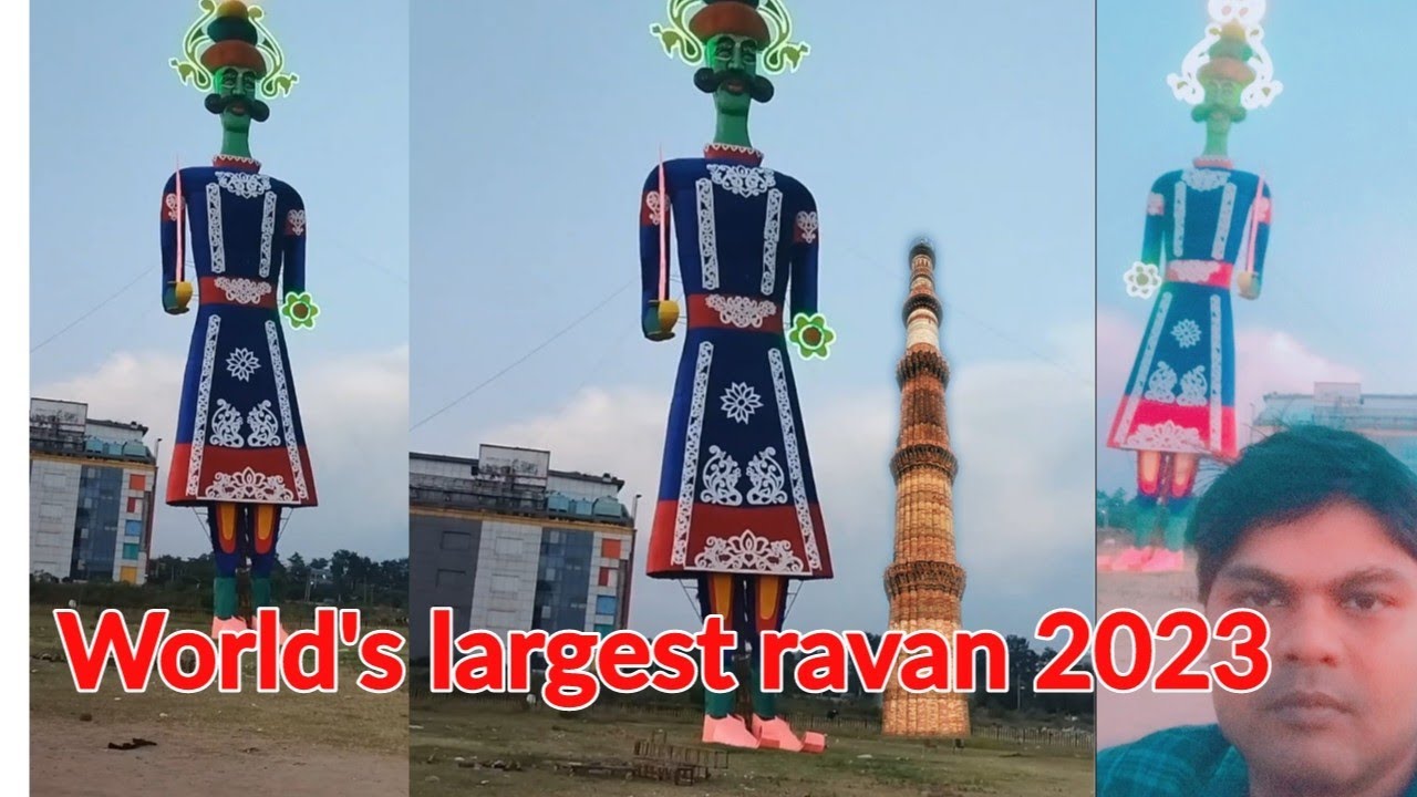 biggest tallest ravan 2023 - YouTube