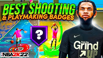 NEW BEST PLAYMAKING SHOT CREATOR SHOOTING & PLAYMAKING BADGES IN NBA 2K22! FASTEST SIGNATURE STYLES!