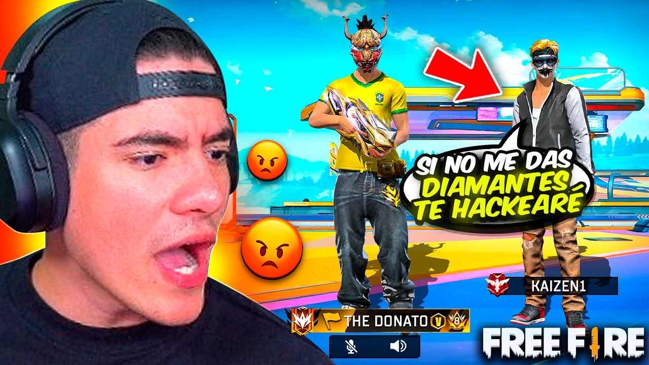 JUGADOR RANDOM SE UNE A MI PARTIDA Y ME HACE MOLESTAR EN FREE FIRE - TheDonato