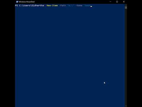 Create folder with