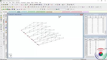 STAAD Pro:- How to use Translation Repeat in STAAD Pro
