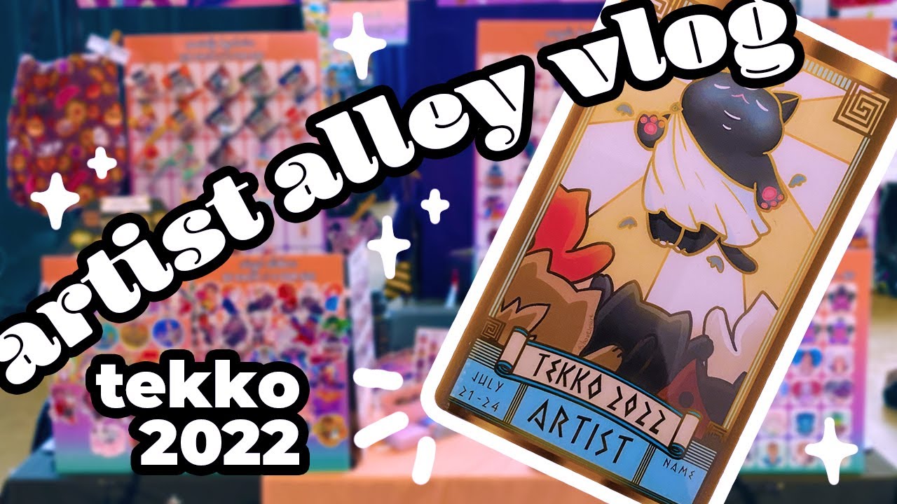 Tezkko Rapper artist alley vlog | TEKKO 2022 - YouTube