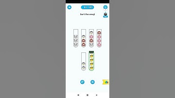 Emoji IQ: Emoji Puzzle Game -  Sort Emoji Level *84 #shorts