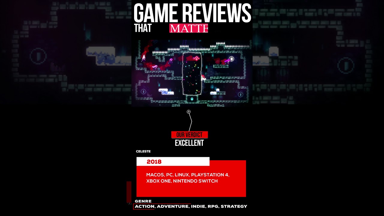 Celeste (2018)  - #Shorts Game Reviews