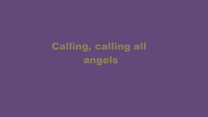 Jennifer Stanley- Calling all Angels