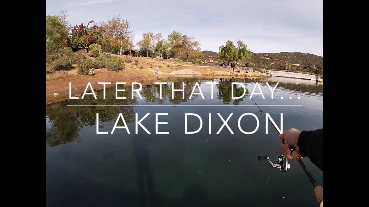 Lake Poway & Lake Dixon Trout Fishing(Last trip of 2019) 8 total Trout