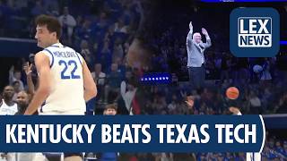 No. 23 Kentucky defeats No. 19 Texas Tech in basketball exhibition