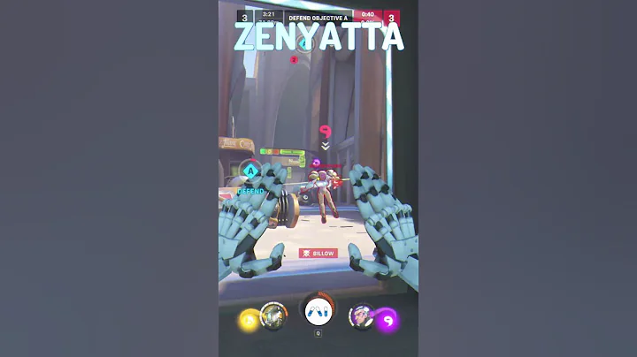 You should run from my Zen #overwatch2 #overwatch #zenyatta
