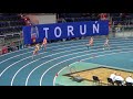 300m kobiet - bieg 2 - Toruń 20.01.2018