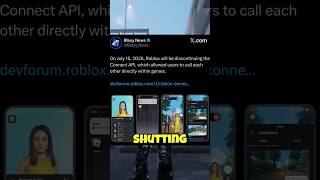 Roblox is shutting down this feature 😭 #roblox #shorts
