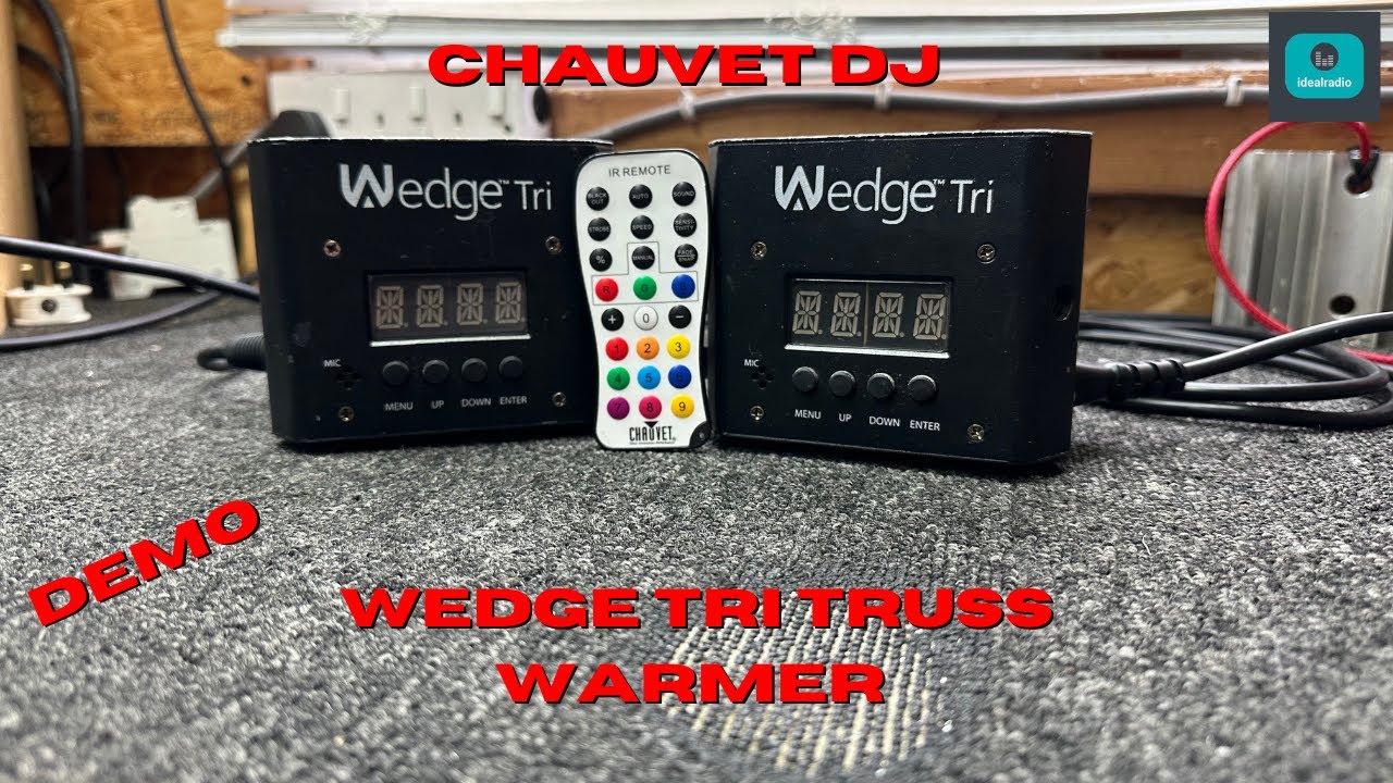 CHAUVET DJ wedge-Tri Truss warmer Demo