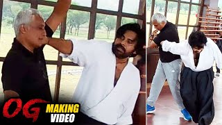 Pawan Kalyan #OG Movie Making Video | Suresh Kanojia Martial Arts And Fitness Studio | Sujeeth Sign