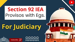 Section 92 of Indian Evidence Act in Hindi Exclusion of Oral by Documentary Evidence