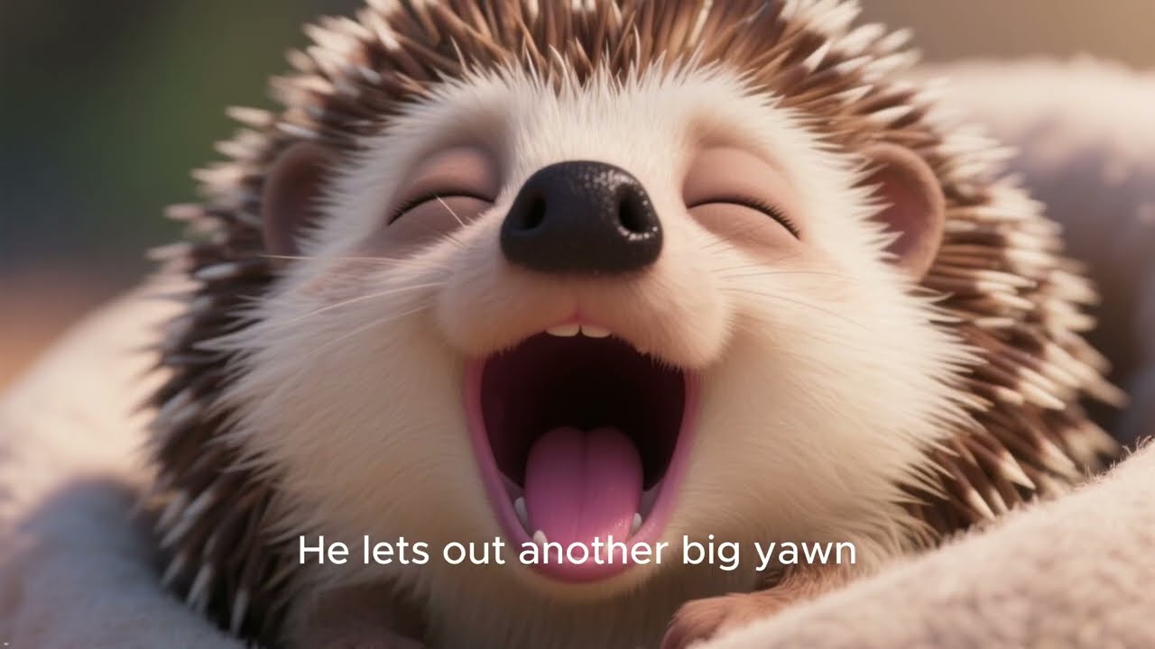 A Joyful Day of A Baby Hedgehog BedTime Story For Kids 4K The Cutest [Nov 14 2025 Released]