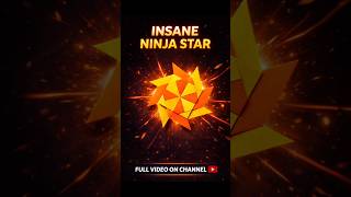 INSANE Origami Ninja Star ⭐ | Full Video on Channel #origami #ninjastar #asmr