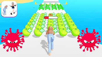 RUN HEALTHY game MAX LEVEL 🌈👸💚 Gameplay All Levels Walkthrough iOS, Android New Game Level FullUpdte