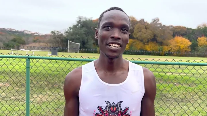 Edwin Kurgat after winning 2022 US Cross Champs