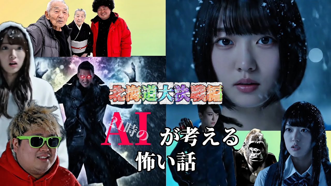 【全員集合】北海道大決戦 #コメディ #怖い話 #コントチャンネル #21時のAI #ai #ホラー #都市伝説 #シュール  #ネタ #YouTuber #ネタ動画 #北海道