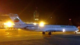 Aircraft landing and taking off - plane spotting