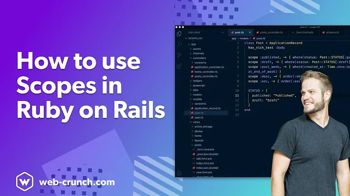 How to use Scopes in Ruby on Rails