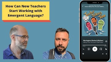 Can new teachers work with emergent language?