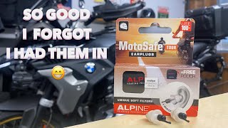 Alpine MotoSafe earplugs. Are they any good?