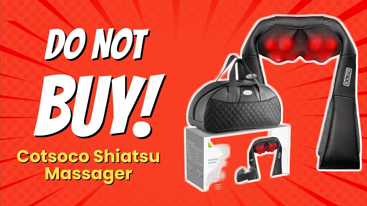 DON'T BUY Cotsoco Shiatsu Massager Before Watching THIS! 😱 (7 Reasons)