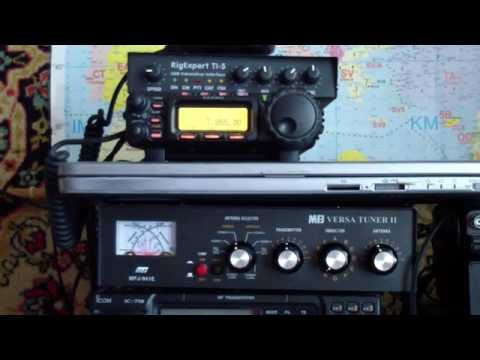 Сравниваем показания КСВ метра трансивера и тюнера MFJ941e