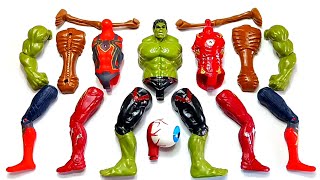 Merakit Mainan Iron Man, Spiderman, Eye Ball Head dan Hulk Smash ~ Avengers