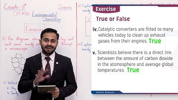 Class 8 - Science - Chapter 12 - Lecture 6 Exercise Question 1 to 3 - Allied Schools