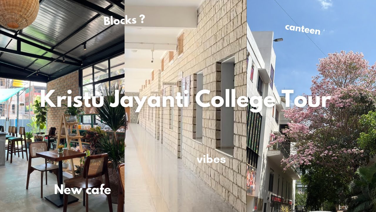 KRISTU JAYANTI COLLEGE TOUR 🔎| Mini Tour| Cafe hopping 🧋