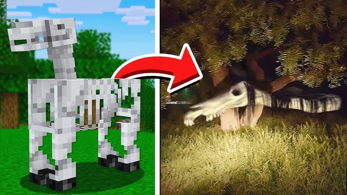 MOBS DO MINECRAFT NA VIDA REAL!! (Assustador) 