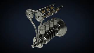 Car Engine 3D Animation -  No Copyright Video