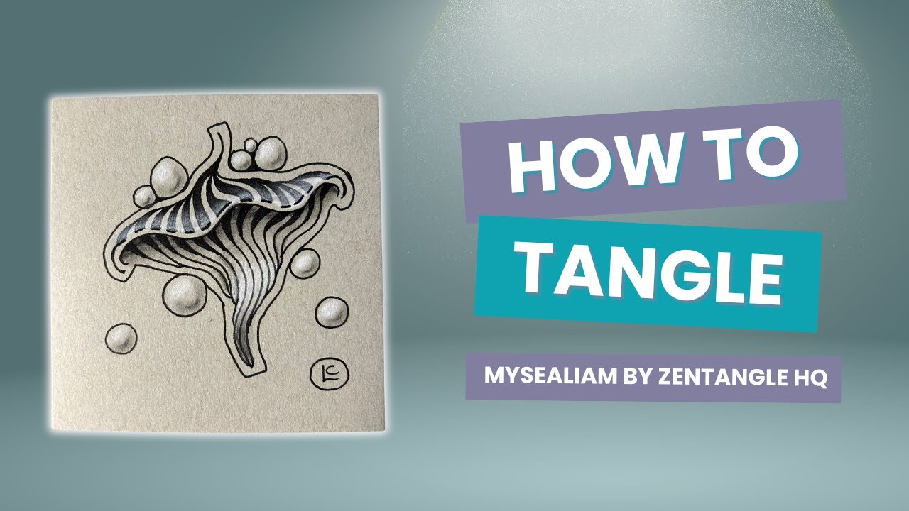 Как рисовать узор зентангл Mysealiam
